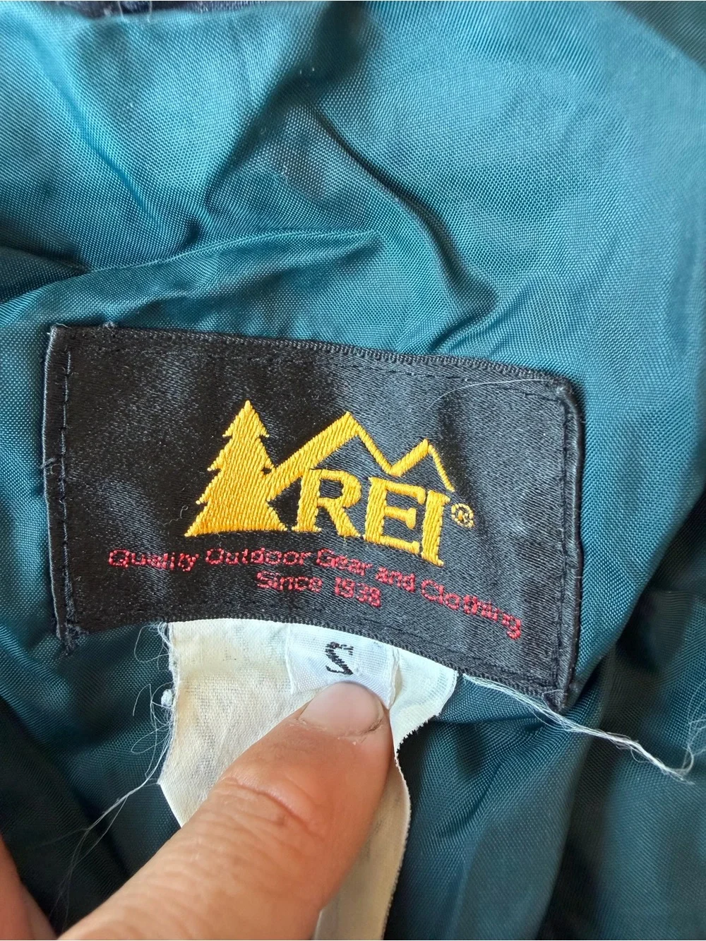 Vintage REI Men's Small Navy Blue Multi Pocket Outdoor Field Hiking Jacket